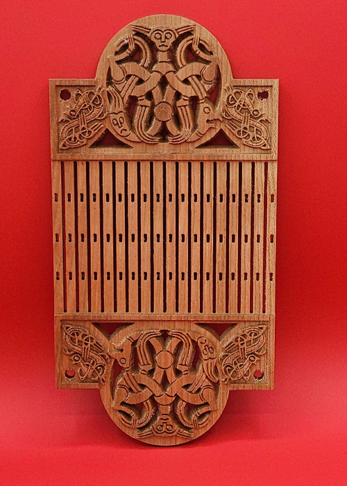 Viking Rigid Heddle Loom - Design inspired by Oseburg burial finds