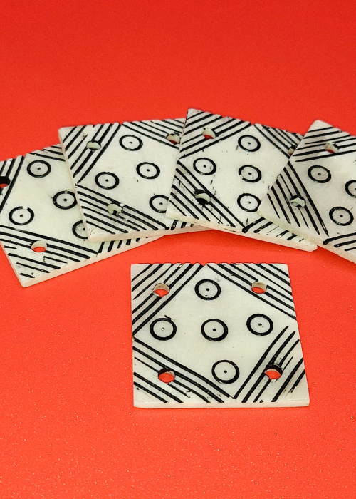 Viking Age Bone Carved Card Weaving Tablets